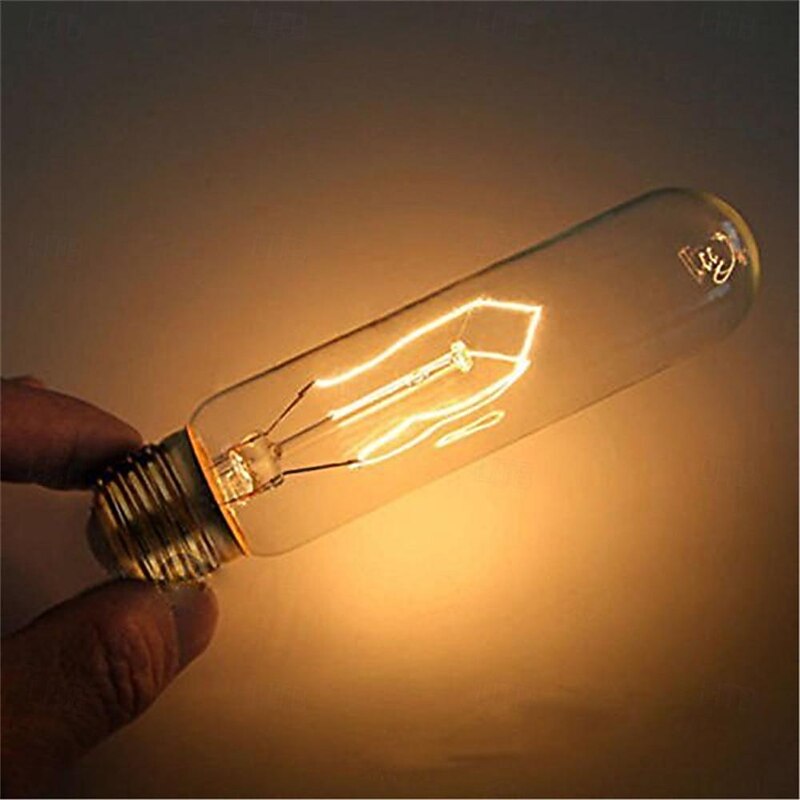 1/6pcs Dimmable T10 E27 40W Vintage Edison Bulb Incandescent Industrial Bulb Antique Retro Lamp Light AC220-240V3