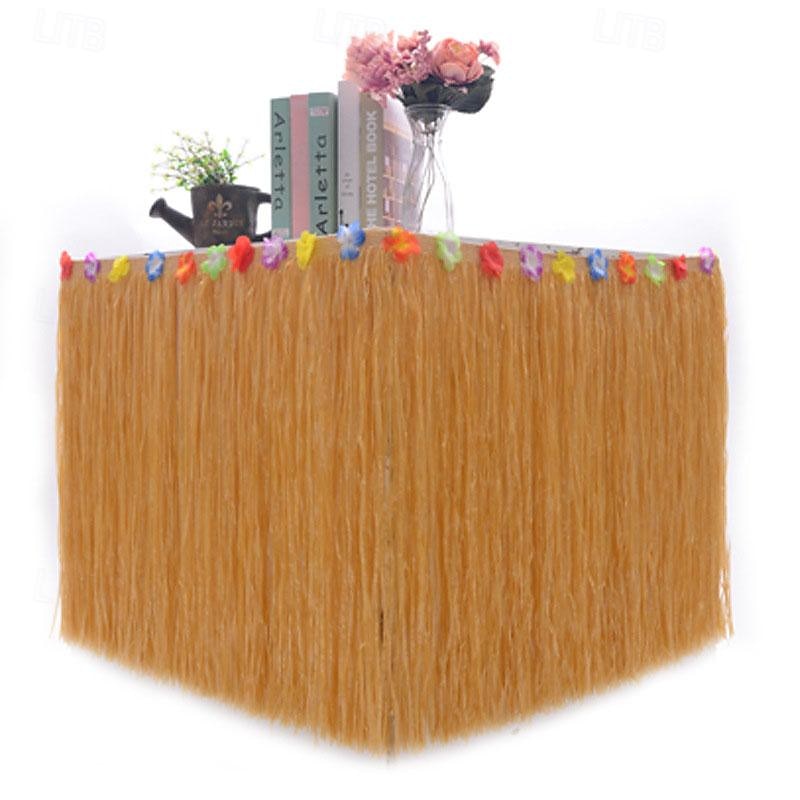 Party Hawaii Table Skirt Home Picnic Birthday Christmas Ball Decorative Supplies National Flag Color Gift4