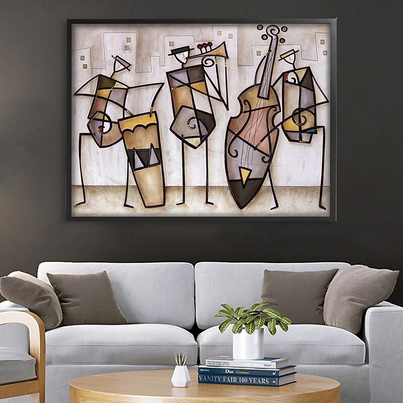 Handmade Oil Painting Canvas Wall Art Decoration Famous Picasso Abstract Figure for Home Decor Rolled Frameless Unstretched Painting