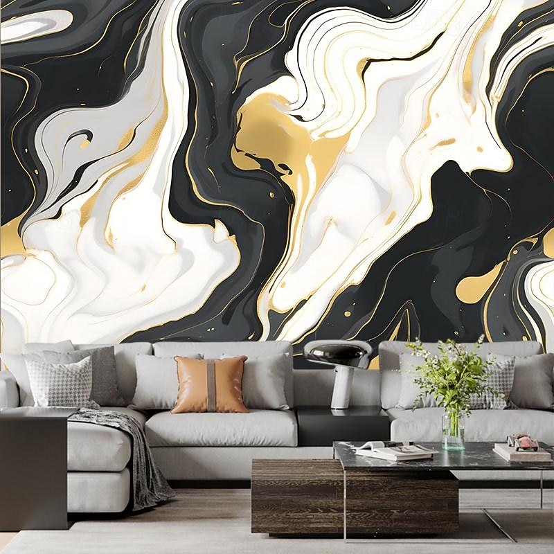 Cool Wallpapers Luxury Marble Wallpaper Wall Mural Roll Wall Covering Sticker Peel and Stick Removable PVC/Vinyl Material Self Adhesive/Adhesive Required Wall Decor for Living Room Kitchen Bathroom3