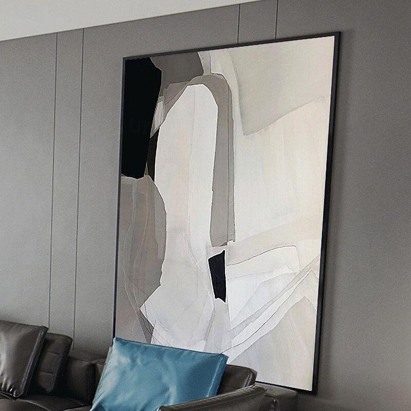 Handmade Oil Painting Canvas Wall Art Decoration Modern Wabi-Sabi Minimalist Abstract for Home Decor Rolled Frameless Unstretched Painting2