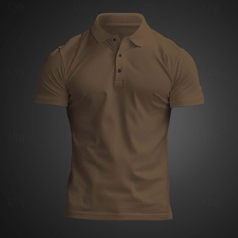 Day of the Dead Men's Skull Polo Shirts Short Sleeve Polo Shirts Collared Shirts Casual Horror Streetwear Festival Wear Party Outfits 3D Print Buttons Summer Spring Fall Black White Brown2