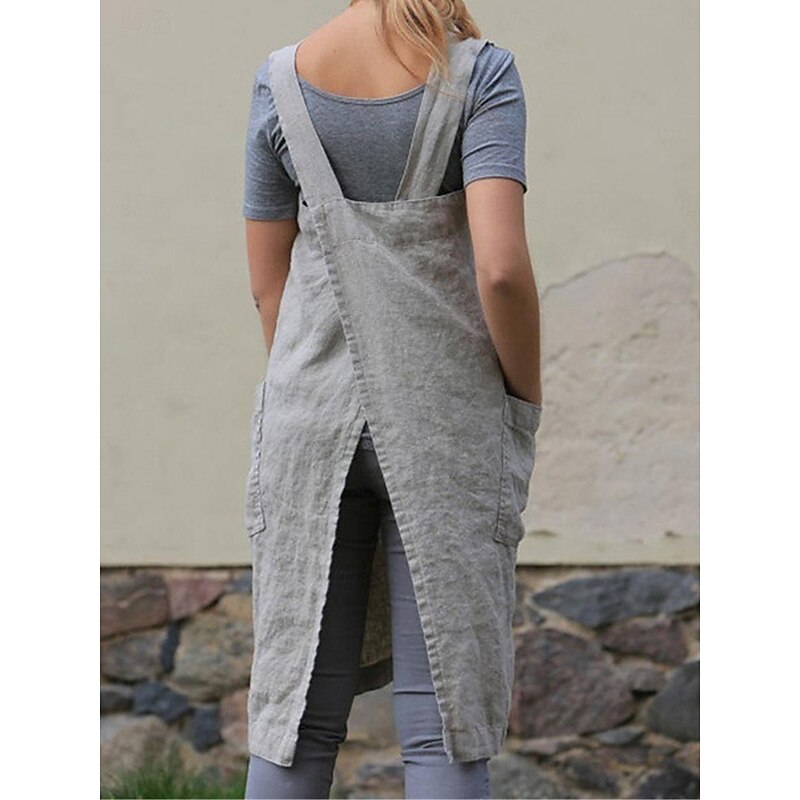 Women's Normal Jumpsuit Streetwear Solid Color Sleeveless Square Neck Pocket Street Daily Regular Fit Black Wine Army Green Summer3