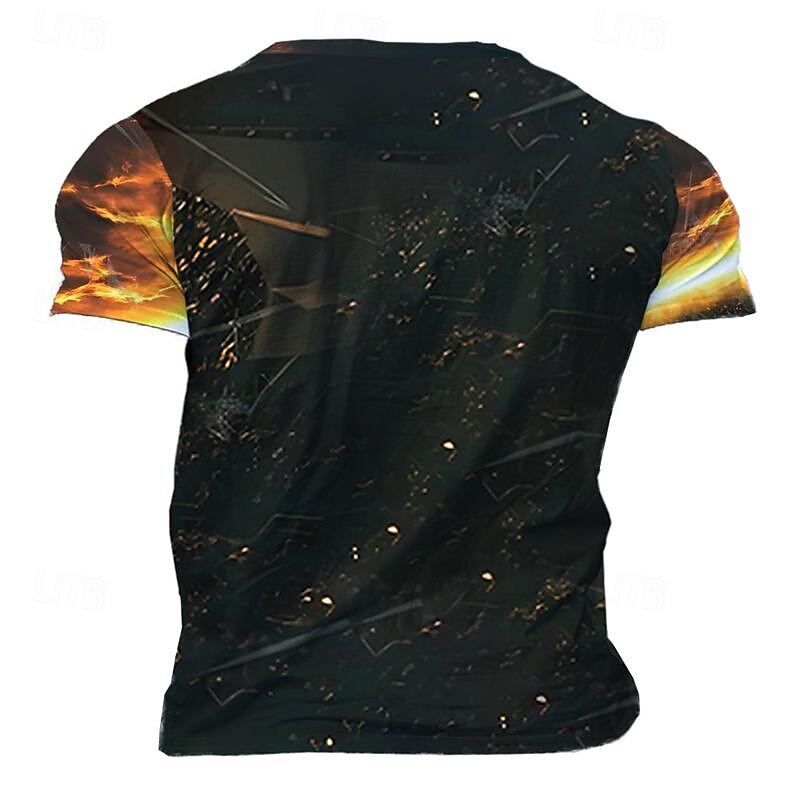 Men's Animal Lion T Shirt Short Sleeve T shirt 3D Print Crew Neck Shirt Daily Designer Retro Vintage Sports Outdoor Holiday Going out Blue Purple Brown Spring & Summer Clothing Apparel S M L XL 2XL2