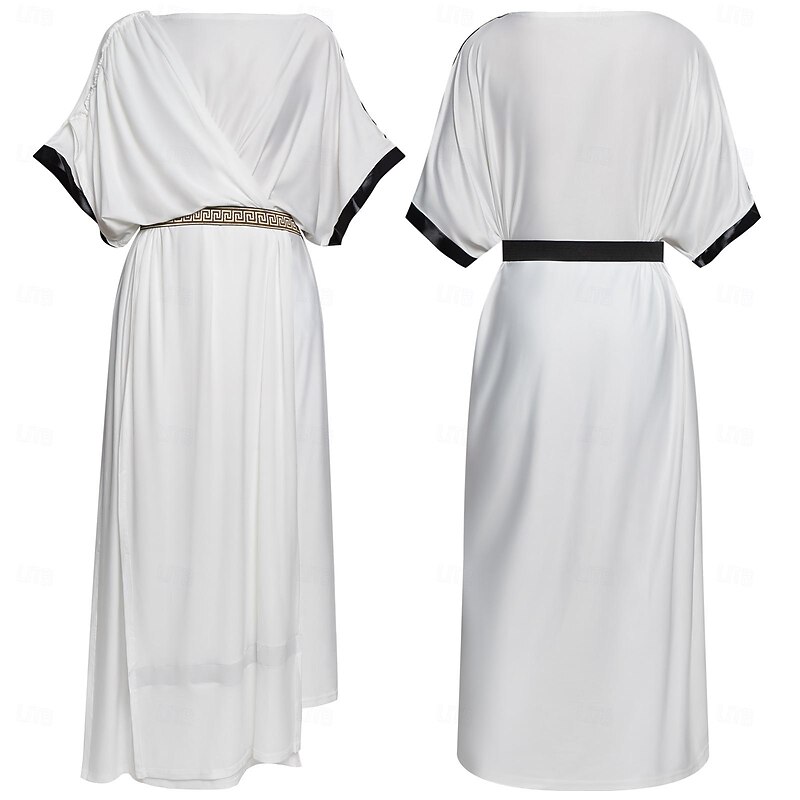 Greek Gods Halloween Cosplay Costume Robe Vintage Inspired Adults' Men's Carnival Masquerade Party Masquerade Easy Halloween Costumes Dress Up