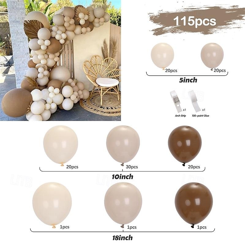 Birthday balloon set party decoration balloons wedding room scene decoration balloon chain arch2