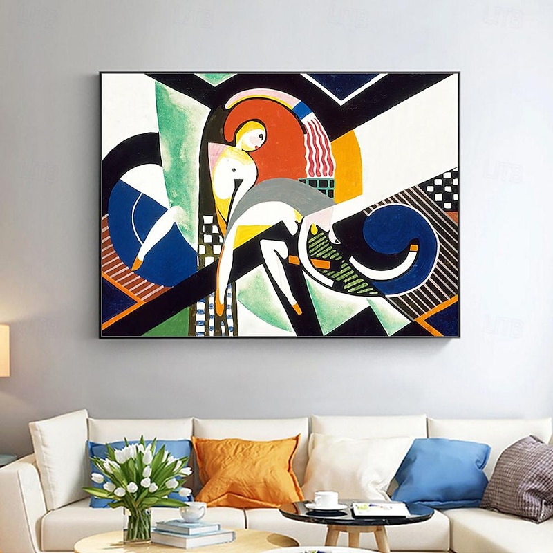 Mintura Handmade Picasso Famous Oil Paintings On Canvas Home Decoration Modern Wall Art Abstract Portrait Picture For Home Decor Rolled Frameless Unstretched Painting4