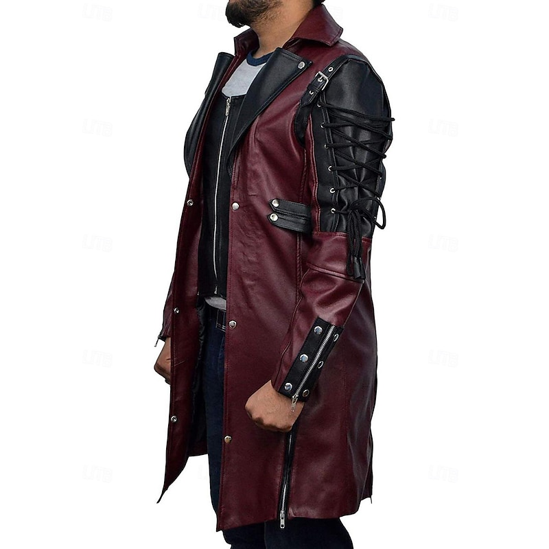Punk & Gothic Medieval Steampunk Coat Plague Doctor Fancy Dress Men's Masquerade Casual Daily Adults' Coat4