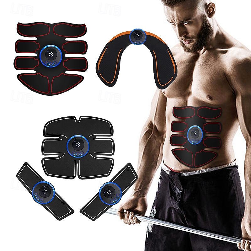 Intelligent Remote-controlled Abdominal Muscle Patch Home Fitness Equipment Suitable For Men And Women Weight Loss And Shaping Abdominal Fitness Device Fat Throwing Machine