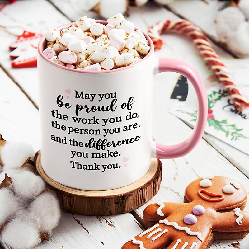 1pc May You Be Proud Coffee Mug - Perfect Thank You Gift for Women Teachers Nurses Coworkers and Bosses - 11oz Capacity2