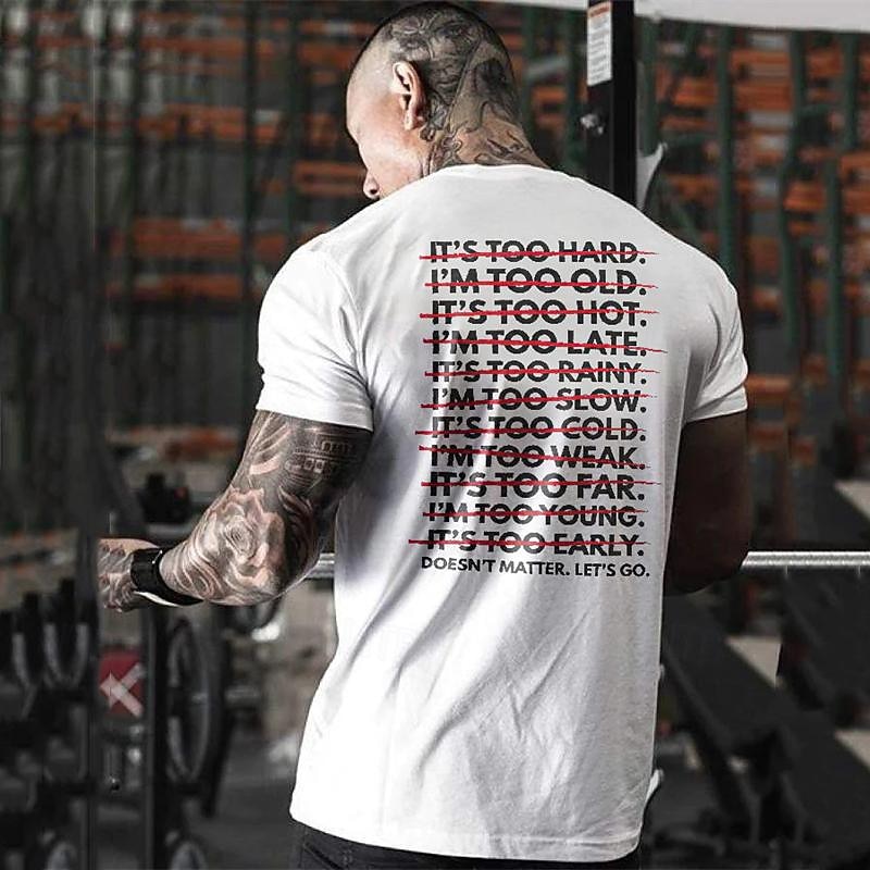 Men's Letter T Shirt Tee Top Cotton Short Sleeve Graphic Shirt Black White Comfortable Tee Vacation Street Fashion Designer Clothing