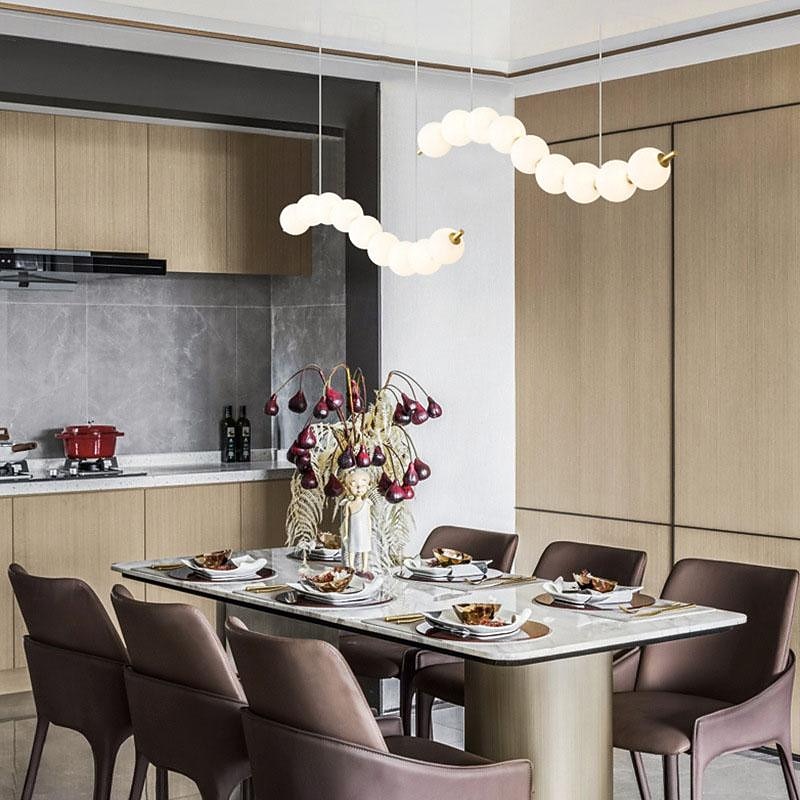 Led Pendant Light，Island Design,Single Design French Creative Metal Lamp,Suitable ForBar counter,Dining Room,Bedroom,LED Light Source Included 110-120V 220-240V3