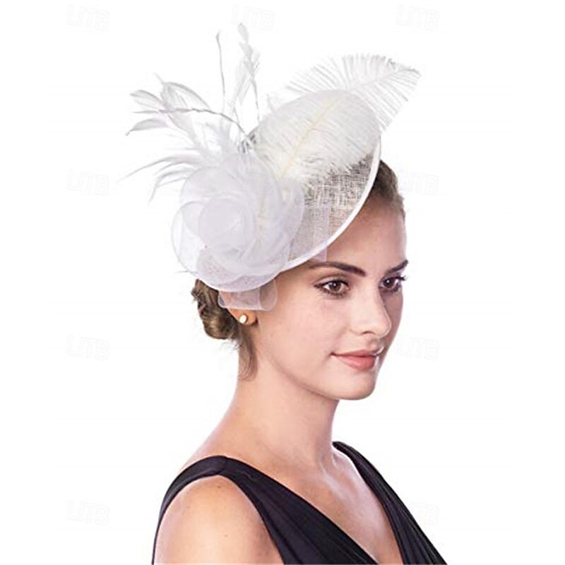 Retro Vintage 1950s 1920s Fascinators Hat Veil Headband Bridal Fancy Dress Women's Halloween Masquerade Party / Evening Bachelorette Party Adults Headwear4