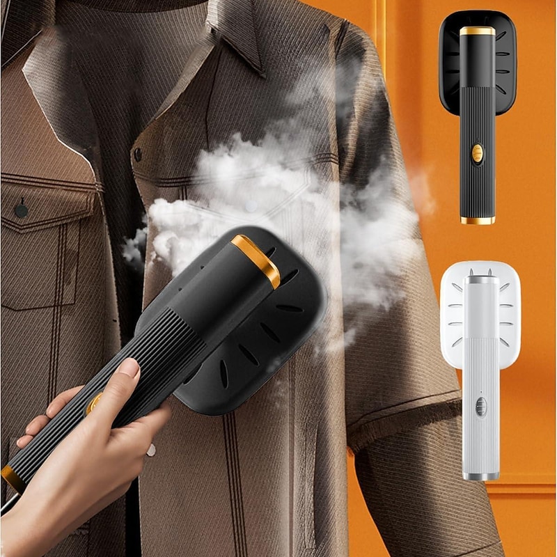 Travel Steam Iron - Portable Handheld Foldable Clothes Steamers Fast Heating Rotatable Garment Steam Iron Fabric Wrinkle Remover Electric Iron for Dorm Home Travel Essential2