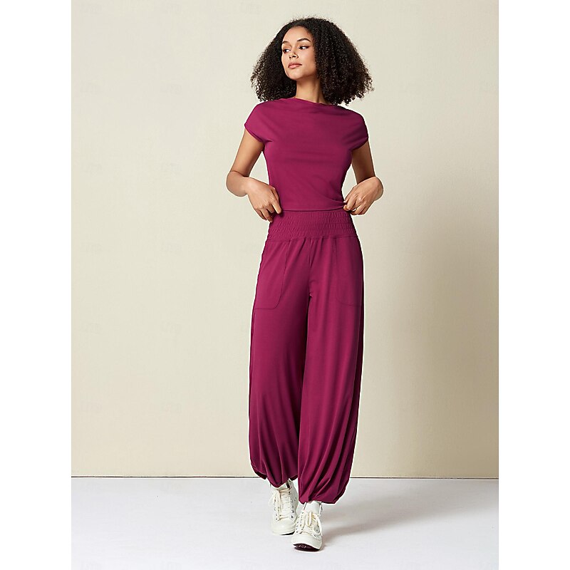 Smart Casual Lantern Athleisure Pants4