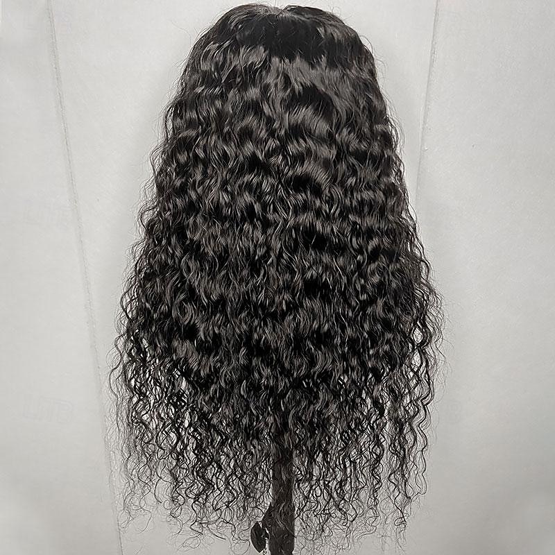 Water Wave 13x6 Transparent Lace Front Wigs Human Hair 150 Density2