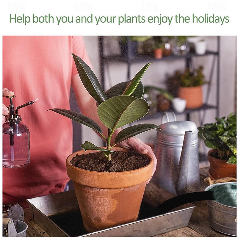 Black Capillary Mat for Automatic Plant Watering System - Ideal for Greenhouses, Hydroponics, and Indoor Potted Plant Germination Irrigation4