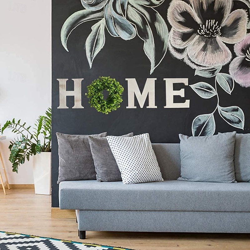 Wall Decoration Wooden Home Home Letter Wall Decoration Retro Decoration Wall Pendant Cafe Restaurant Living Room4