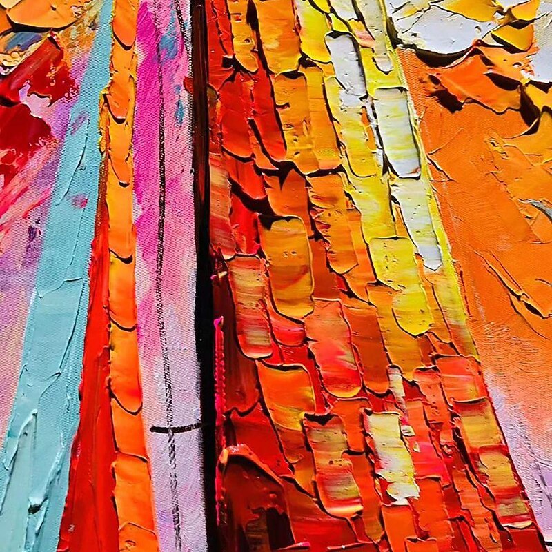 Handmade Oil Painting Canvas Wall Art Decoration Modern Impression Sailing Seascape Landscape for Home Decor Rolled Frameless Unstretched Painting4