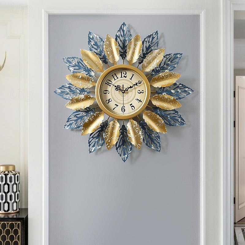 3D Large 53/60cm Wall Clock Modern Minimalist Creative Metal Silent Clocks for Home Living Room Bedroom Corridor Decoration Clocks3