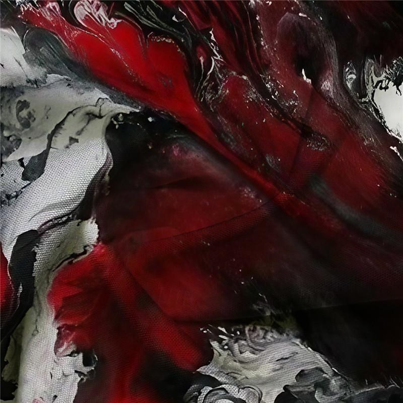 Men's Optical Illusion Button Up Shirt Printed Shirts Long Sleeve Subcultural Vacation Party Street Spring & Summer Turndown Print Button-Down Red Blue Purple Green3