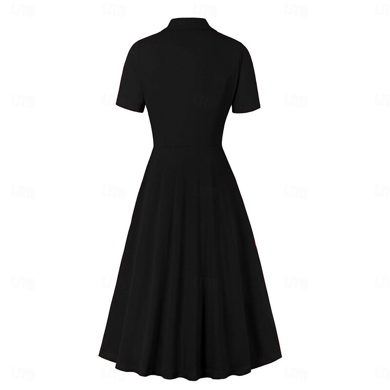 1950s Cocktail Dress Dailywear Dress Flare Dress Fancy Dress Women's Christmas Halloween Carnival Event / Party Cocktail Party Prom Adults' Dress Homecoming Dresses4