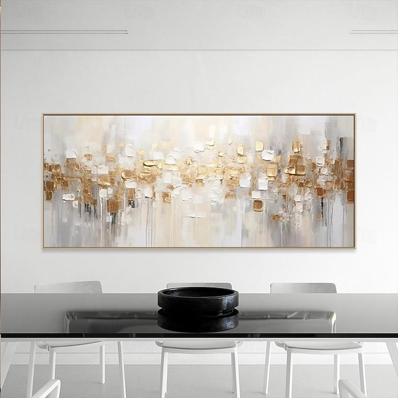 Large hand painted Abstract Gold Texture Oil Painting on Canvas hand painted Minimalist Yellow Ripple Acrylic Painting Modern artwork painting for Living Room Wall Art Decor4