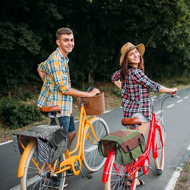 Storage Trunks Bike Hanging Bag Bike Rear Rack Bag Large Capacity Waterproof Bike Trunk Bag Bike Saddle Shopping Bag Support Width Less Than 13 Inches Of The Bike Frame2