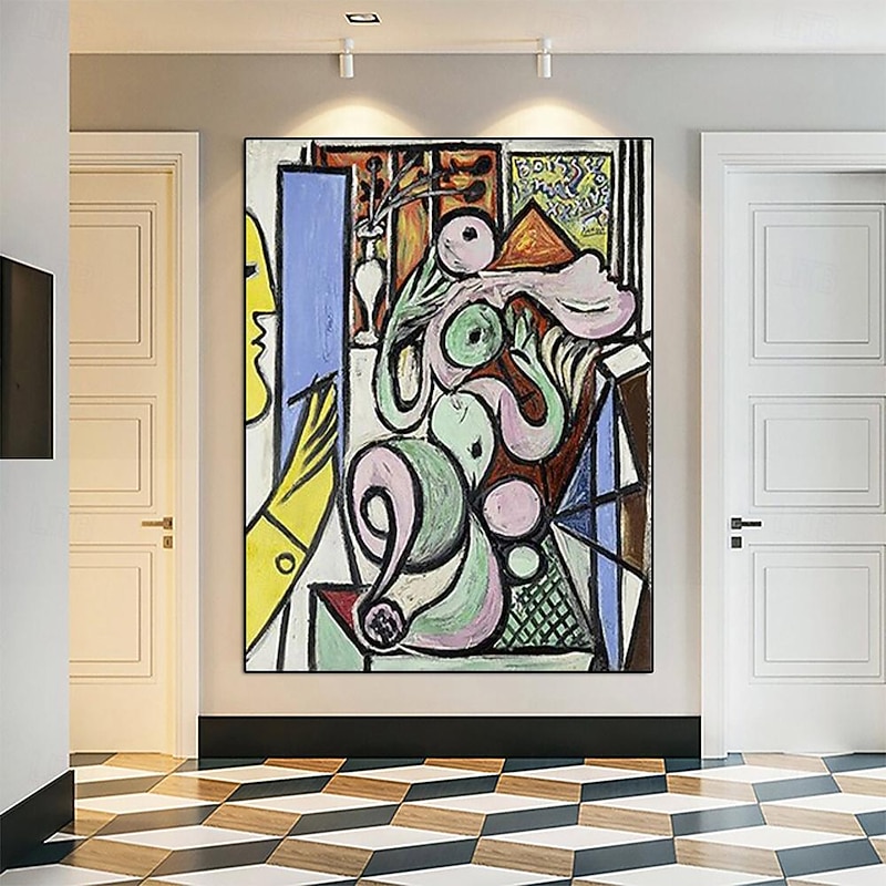 Pablo Picasso The Painter oil painting hand painted Guernica Oil Painting On Canvas by Pablo Picasso/ Museum Quality/ 100% Hand-painted4