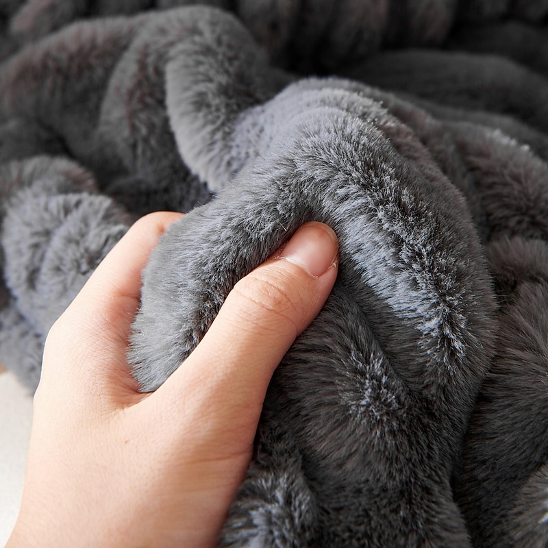 Soft Warm Faux Fur Couch Sofa Cover,Thick Shaggy Fuzzy Magic Sofa Cover,Stretch Sofa Seat Couch Cushion Slipcovers , Anti-Slip Furniture Protector for Sectional Seat Cover3