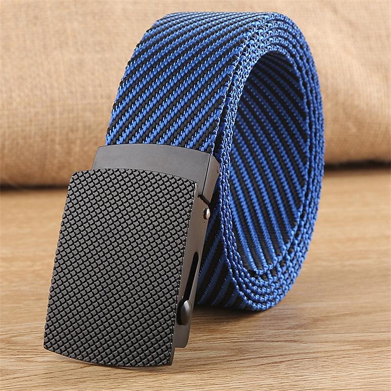Men's Belt Nylon Belt Waist Belt Yellow Blue Alloy Durable Adjustable Plain Outdoor Daily3