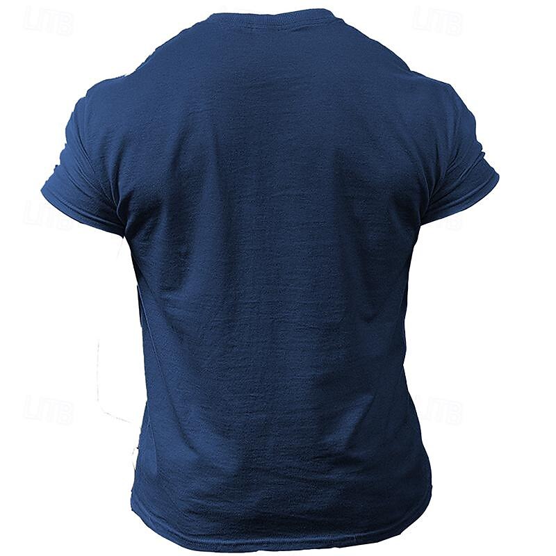 Men's Graphic Cool T Shirt Short Sleeve T shirt 3D Print Crew Neck Shirt Designer Casual Street Style Sports Outdoor Holiday Going out Black Navy Blue Brown Spring & Summer Clothing Apparel S M L XL2