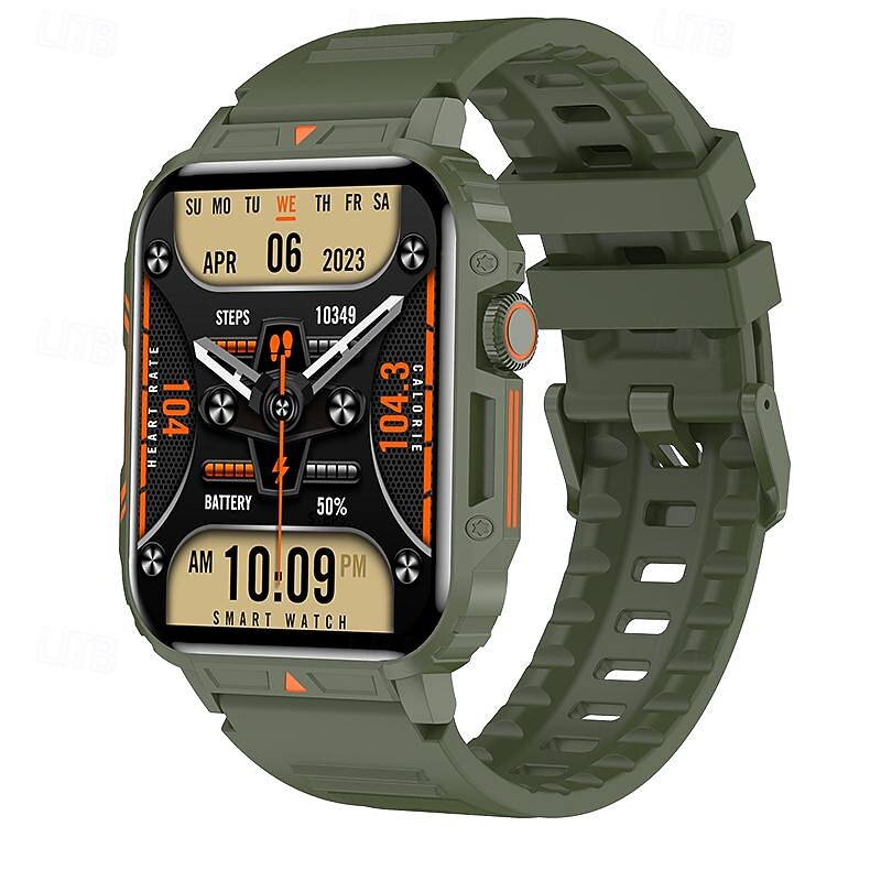 iMosi L81 Smart Watch 1.95 inch Smartwatch Fitness Running Watch Bluetooth Pedometer Call Reminder Sleep Tracker Compatible with Android iOS Women Men Hands-Free Calls Waterproof Media Control IP684