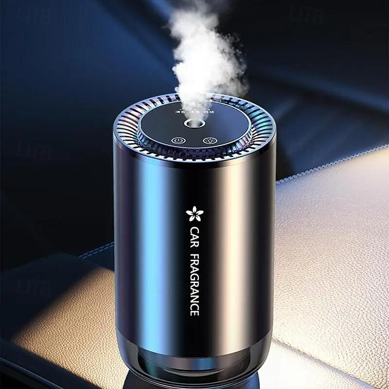Car Diffuser Air Freshener - Aromatherapy Machine with Starry Sky Design, Start-Stop Feature, Includes Car Perfume & Oil2