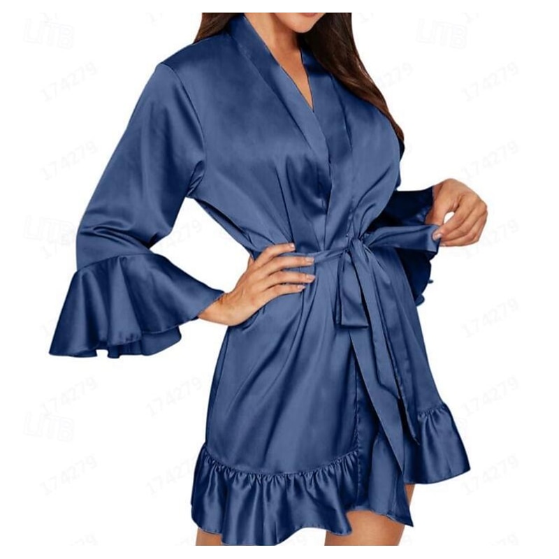 Ladies sexy Lingerie Nightgown Home pajamas Home Outfits3