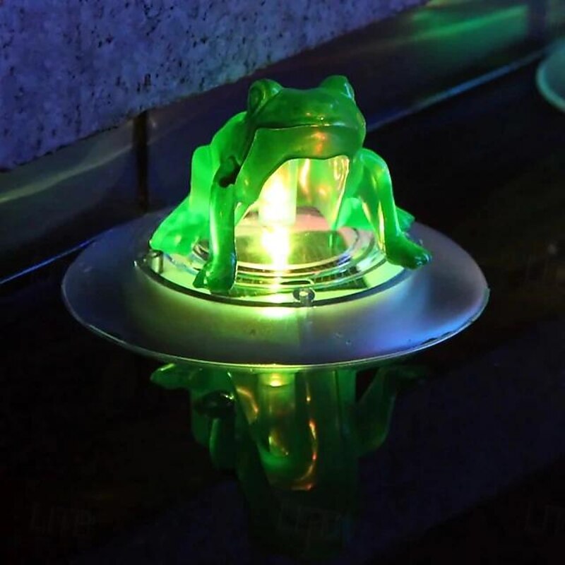 Solar Lotus Swimming Pool Floating Light Solar Pond Night Light RGB Outdoor Garden Lawn Pool Holiday Party Landscape Decoration4