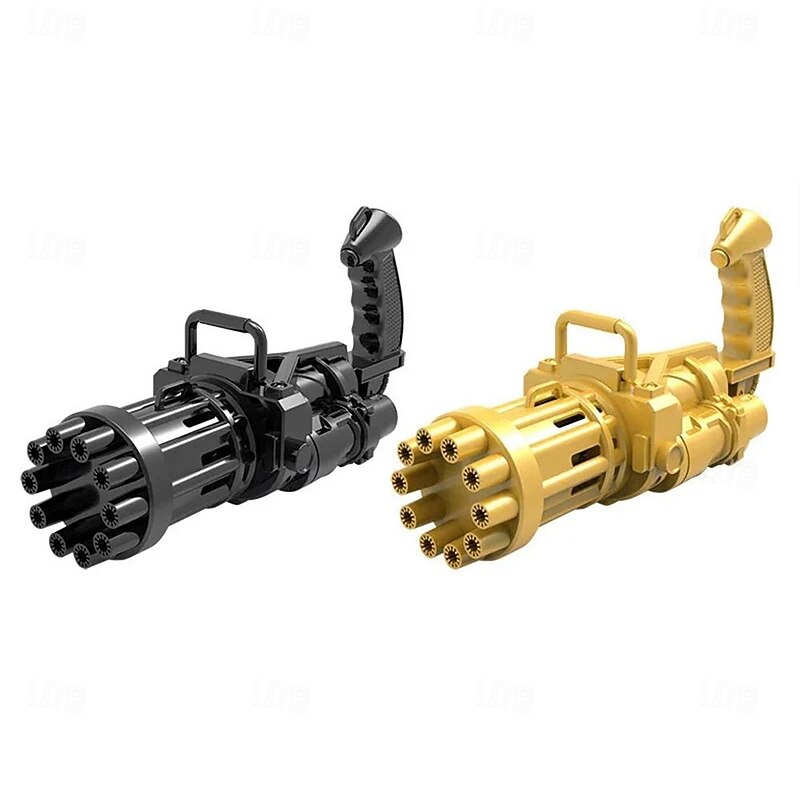 Electric Gatling Bubble Machine Automatic Blower Soap Water Maker Gun for Children Summer Beach Outdoor Kids Toys3