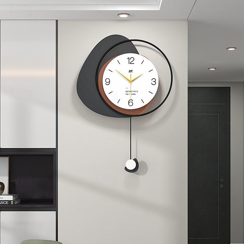 Modern Wall Clock Creative Fashion Decorative Wall Clock Multi Layer Dial Silent Non Ticking Pendulum Clock Nordic Style Art Home Decor for Living Room Bedroom Office Kitchen 40 48 55 cm2