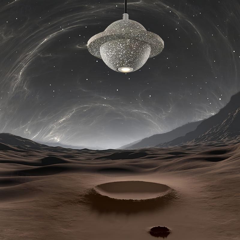 Led Chandelier Ceiling Light Nordic Retro Acrylic Cement Star Living Room Dining Bar Staircase Warm Light 2-Light 20Cm 110-120V 220-240V2