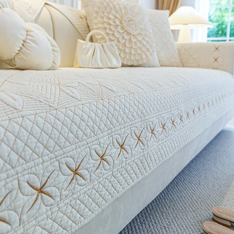 Quilted Sofa Slipcover Sofa Seat Cover Sectional Couch Covers,Furniture Protector Anti-Slip Couch Covers for Dogs Cats Kids(Sold by Piece/Not All Set)2