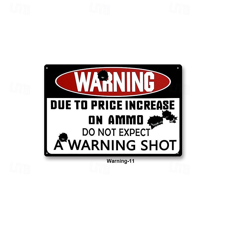 1 pc Humorous Decorative Plate Funny Tin Sign Bar Pub Garage Home Art Wall Decor Poster Retro Metal Tin Sign2