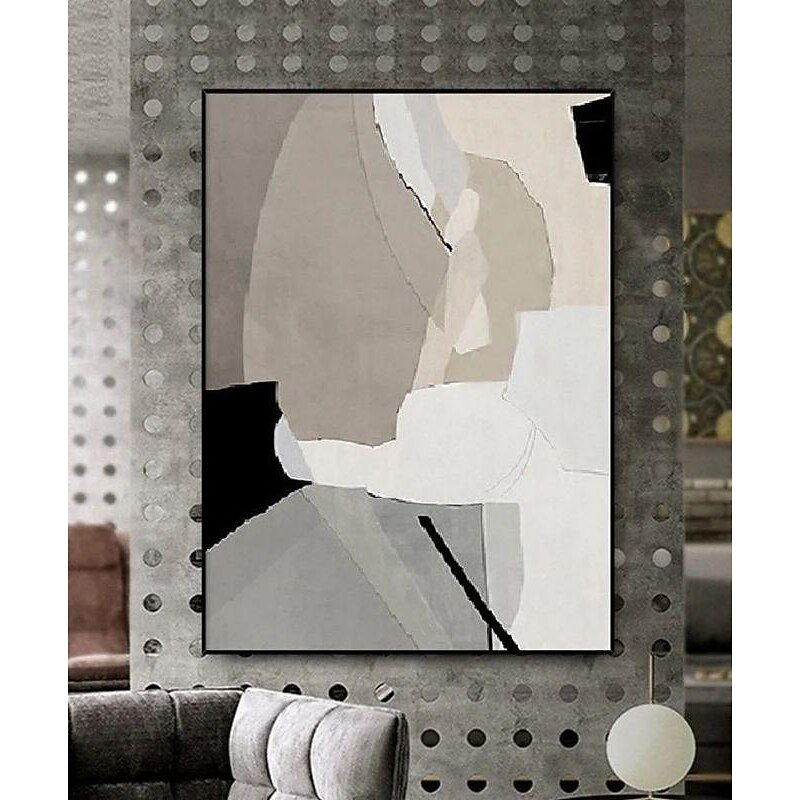 Handmade Oil Painting Canvas Wall Art Decoration Wabi-Sabi Abstract Minimalism for Home Decor Rolled Frameless Unstretched Painting2