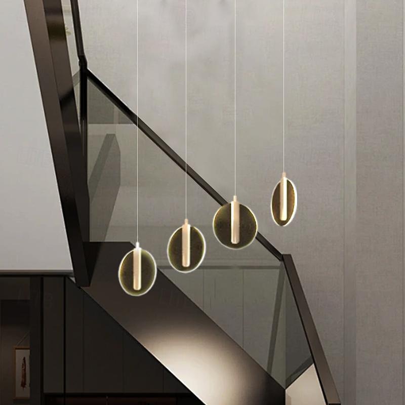 2-Light 4-Light 5-Light 16.5 cm Cluster Design Single Design Island Design Pendant Light Acrylic Acrylic Anodized Electroplated Painted Finishes Modern Nordic Style 85-265V4