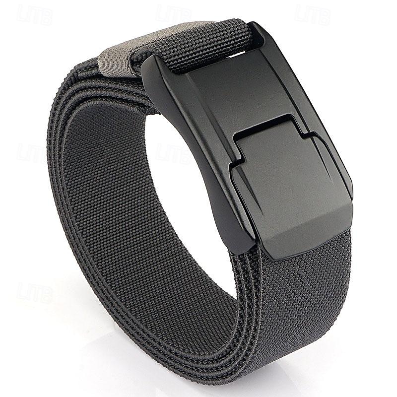 Men's Belt Tactical Belt Waist Belt Black Kakhi Polyester Alloy Durable Adjustable Plain Outdoor Daily3