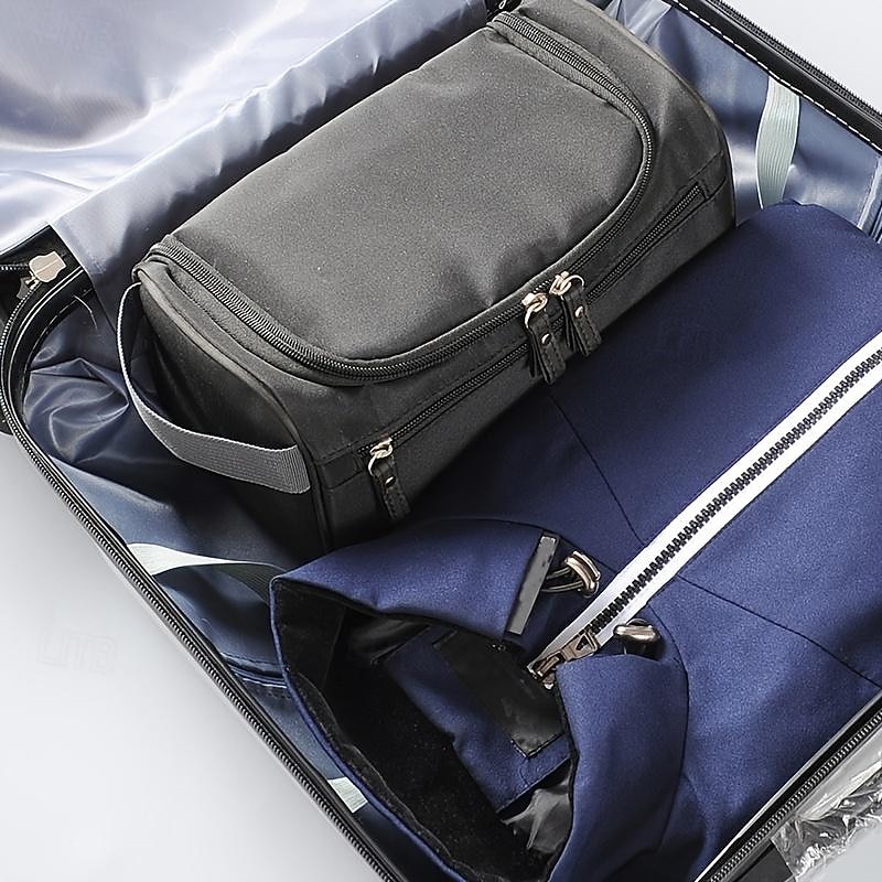 Travel Toiletry Bag for Men - Large Capacity Outdoor Travel Organizer for Women's Cosmetics - Multi-functional Storage Bag for Toiletries"4