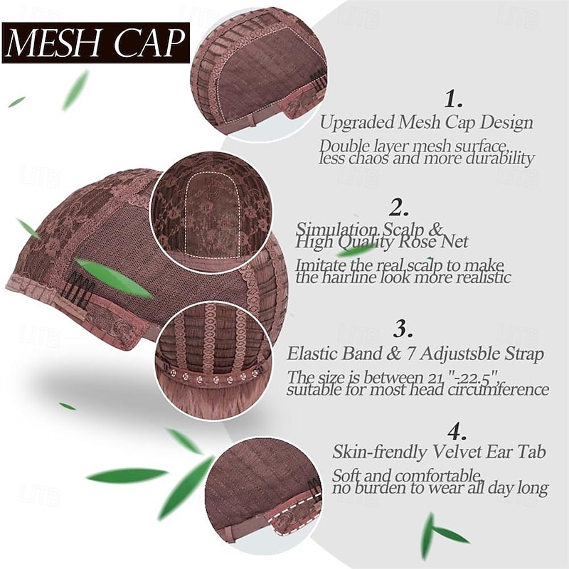 Ombre Blonde Wigs for White Women Short Wavy Wig with Bangs Ash Blonde Bob Wig with Dark Roots Medium Length Natural Synthetic Hair for Daily Party&Cosplay4