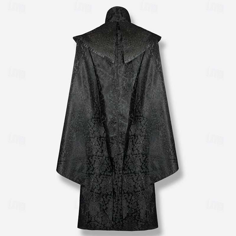 Punk & Gothic Medieval Steampunk Coat Trench Coat Witch Fancy Dress Men's Steampunk Walpurgis Night Masquerade Casual Daily Adults' Coat2