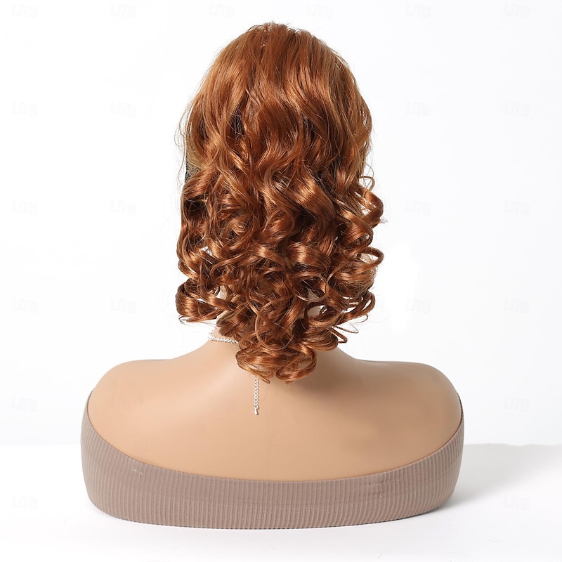 Drawstring Ponytails Women / Classic / Easy dressing Synthetic Hair Hair Piece Hair Extension Curly / Loose Curl 16 inch Valentine's Day / Party Evening / Party / Evening