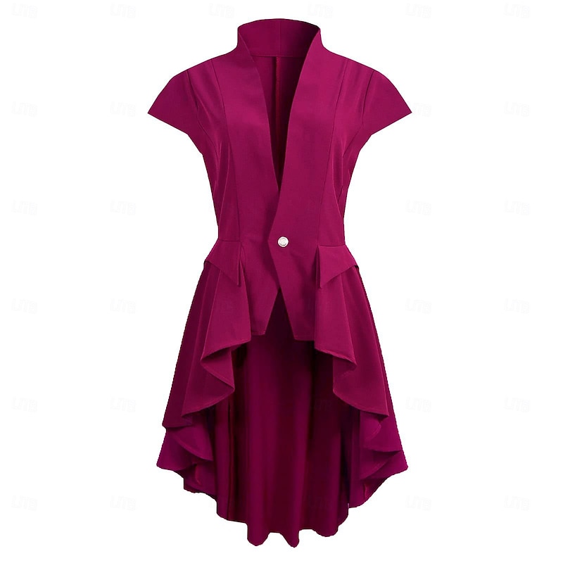 Retro Vintage Punk & Gothic Medieval Dress Coat Cosplay Costume Goth Girl Fancy Dress Women's Steampunk Halloween Carnival Masquerade Party Prom Adults' Dress3