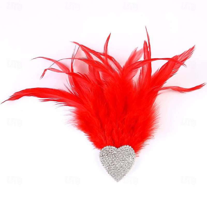 Hair Clip Hair Pin Flapper Headband Headwear Retro Vintage Roaring 20s 1920s Feather For The Great Gatsby Flapper Girl Cosplay Halloween Carnival Women's Costume Jewelry Fashion Jewelry2